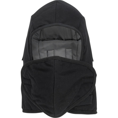 Doublure matelass&eacute;e ignifug&eacute;e Pioneer 766A pour casque de s&eacute;curit&eacute; avec embout buccal amovible, Noir/Gris, Coton/FR-Tech/Modacrylique/Nylon Par Equipment