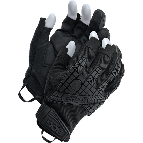 X-Site&reg; Impact Trigger Finger Gloves, Suede Palm, Size Small Par Equipment