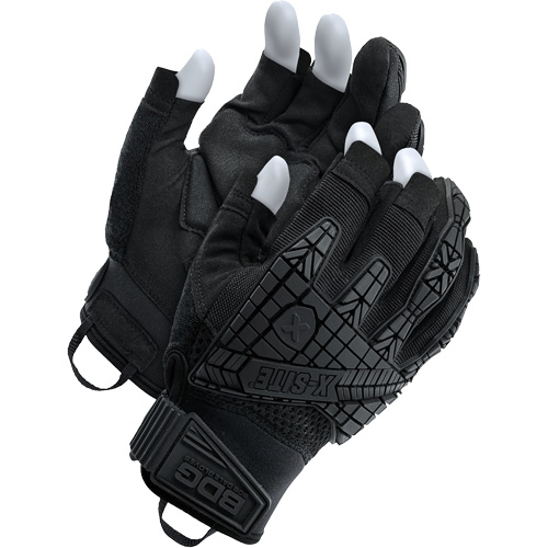 X-Site&reg; Impact Trigger Finger Gloves, Suede Palm, Size Large Par Equipment