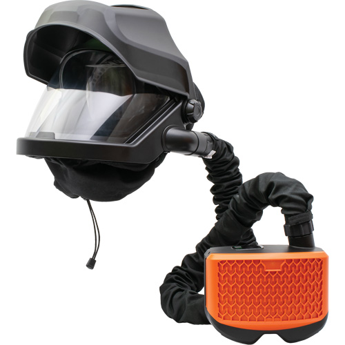 PEAKAIR MAXSHIELD avec devant rabattable & ensemble de souffleur ADF X90VX, Respirateur &agrave; masque, Pile Lithium-ion Par Equipment