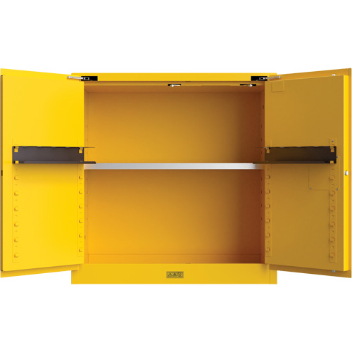 Utili-Guard+ Flammable Safety Cabinet, 30 gal., 1 Door, 43" W x 44" H x 22" D Par Equipment