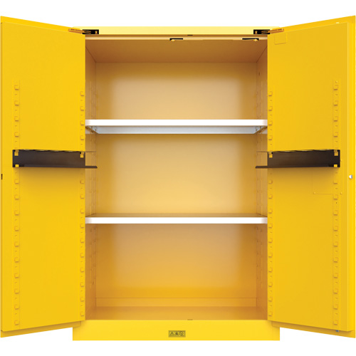 Utili-Guard+ Flammable Safety Cabinet, 90 Gal., 2 Door, 43" W x 65" H x 37" D Par Equipment