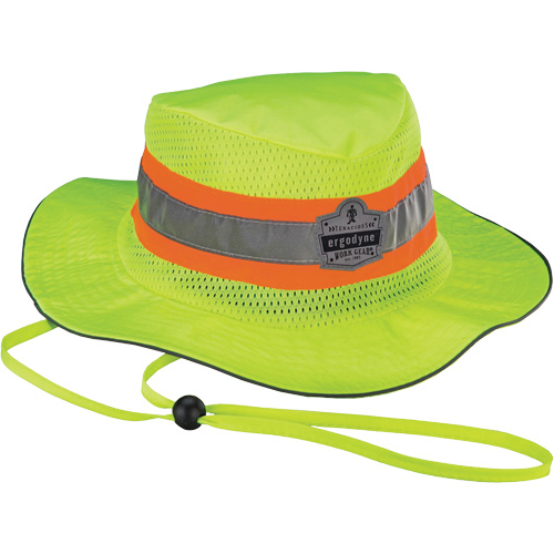 GloWear 8935 Ranger Sun Hat, Small/Medium, High Visibility Lime-Yellow, Polyester Par Equipment