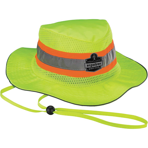 Chapeau de soleil de garde forestier de refroidissement en microfibre Chill-Its 8935MF, 2T-grand/3T-grand, Lime haute visibilit&eacute; Par Equipment