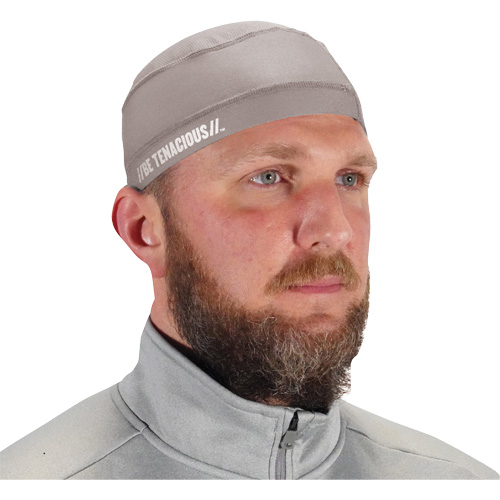 Chill-Its 6632 Performance Knit Cooling Skull Cap, Grey Par Equipment