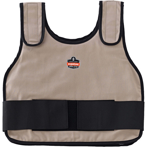 Chill-Its 6230 Standard Phase Change Cooling Vest with Rechargeable Packs, Large/X-Large, Khaki Par Equipment
