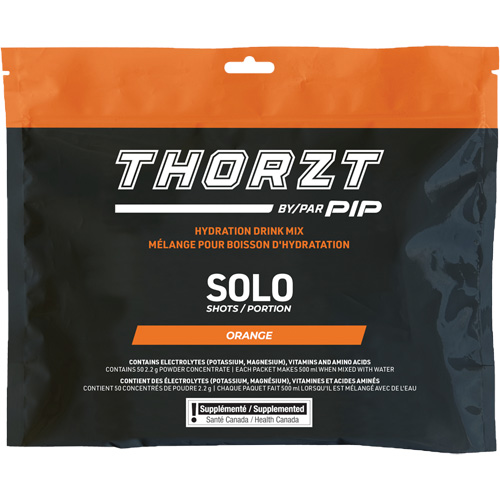 THORZT Sugar-Free Solo Shot Hydration Drink Mix, Single Serve, Orange Par Equipment