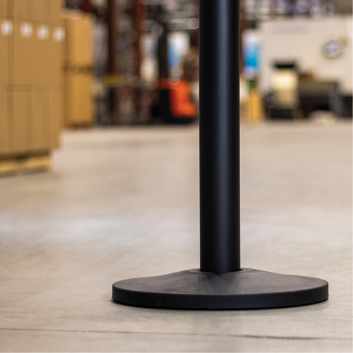 Industrial Stanchion, 37" High, Black Par Equipment
