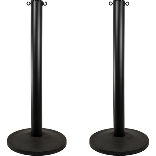 Industrial Stanchion, 37" High, Black Par Equipment