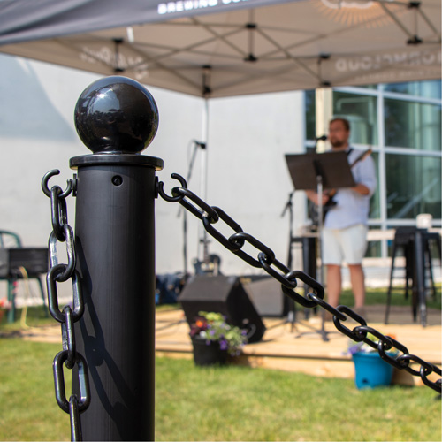 Plastic Barrier Chain, Green Par Equipment