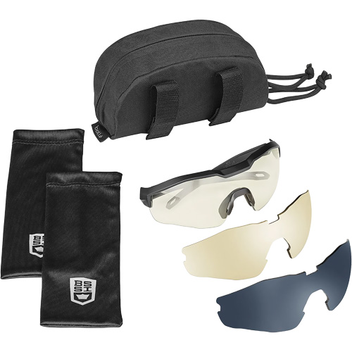 MY6 Safety Glasse Eyeshield Kit, Clear/Copper/Smoke Lens, Anti-Fog/Anti-Scratch, ANSI Z87+ Par Equipment