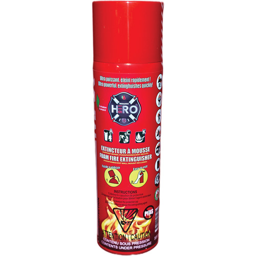 Hero 911 PFAS-Free Fire Extinguisher, ACK, 500 ml Capacity Par Equipment