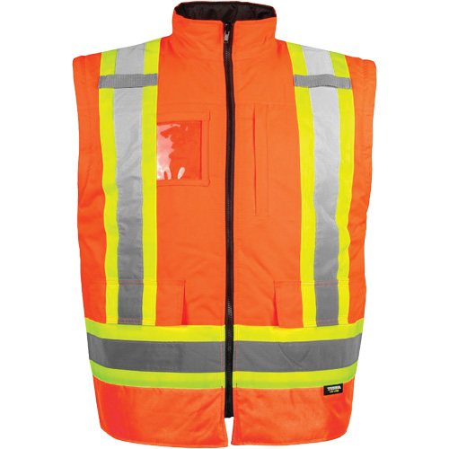 Manteau haute visibilit&eacute; 7-en-1, Polyester, Orange haute visibilit&eacute;, T-Grand Par Equipment