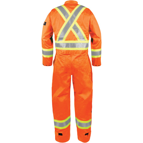 Combinaison ignifuge haute visibilit&eacute;, Taille Moyen, Orange Par Equipment