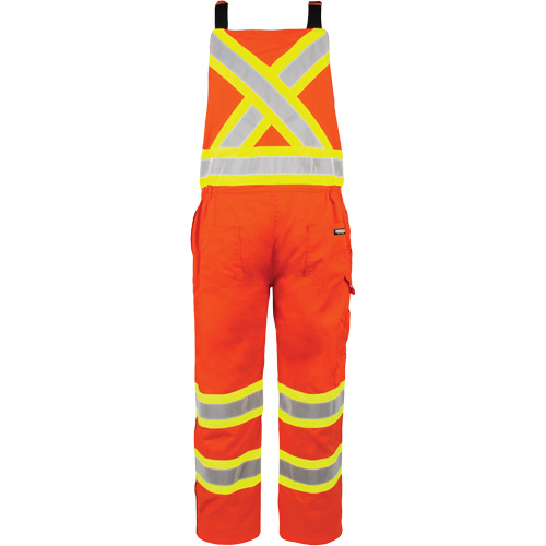 Salopette non doubl&eacute;e haute visibilit&eacute;, 4T-Grand, Orange haute visibilit&eacute; Par Equipment