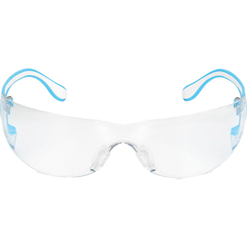 Adapt Lite Blue/White Safety Glasses, Clear Lens, Anti-Fog/Anti-Scratch, ANSI Z87+/Meets/Exceeds CSA Z94.3 Par Equipment