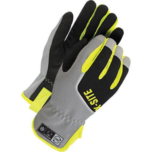 Gants de performance X-Site doubl&eacute;s, r&eacute;sistants &agrave; la coupe et compatibles avec les &eacute;crans tactiles, Taille 2T-Grand, Enveloppe en Thinsulate/Microfibre/Spandex, ASTM ANSI niveau A5 Par Equipment