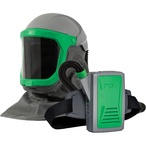 Z-Link Powered Air Respirator with Zytec FR Shoulder Cape, Facepiece Respirator/Welding Helmet Par Equipment