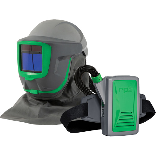 Z-Link+ syst&egrave;me APR motoris&eacute; avec cape &agrave; l'&eacute;paule & visi&egrave;re, Respirateur &agrave; masque/Masque de soudage Par Equipment