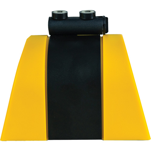 HAZLOK Safety Barrier System, Plastic, Magnetic Mount, 30', Black and Yellow Tape Par Equipment