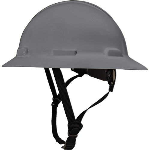 Casque de s&eacute;curit&eacute; &agrave; bordure compl&egrave;te LIDGUARD avec mentonni&egrave;re, R&eacute;pond aux normes CSA type 2, Suspension Rochet, Ventil&eacute; Par Equipment