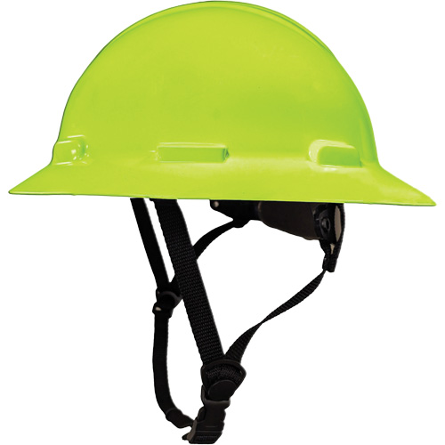 Casque de s&eacute;curit&eacute; &agrave; bordure compl&egrave;te LIDGUARD avec mentonni&egrave;re, R&eacute;pond aux normes CSA type 2, Suspension Rochet, Ventil&eacute; Par Equipment