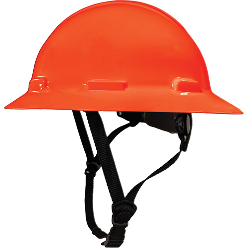 LIDGUARD&reg; Full Brim Hardhat with Chinstrap, Meets CSA Type 2, Ratchet Suspension, Vented Par Equipment