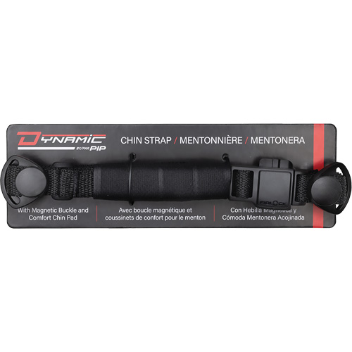 Dyna-Clic 4-Point Chin Strap with Magnetic Clip and Chin Pad Par Equipment