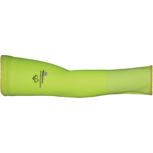 Max KTX1HV Cut-Resistant Sleeve, X-Large, TenActiv, 18", ASTM ANSI Level A9, High Visibility Yellow Par Equipment