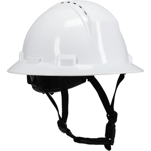 Kilimanjaro Full Brim Safety Helmet with HDPE Shell, Meets CSA Type 2, Ratchet Suspension, Vented Par Equipment