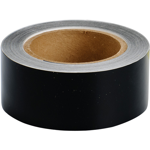Pipe Marker Tape, 90', Black Par Equipment