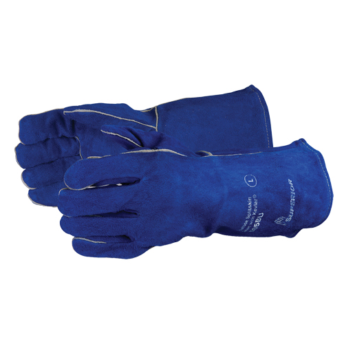 Welding Gloves, Split Cowhide, Size One Size Par Equipment