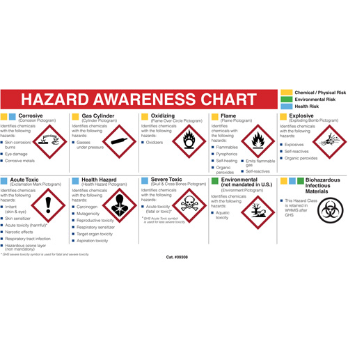 Mini MSDS Chart- English Par Equipment