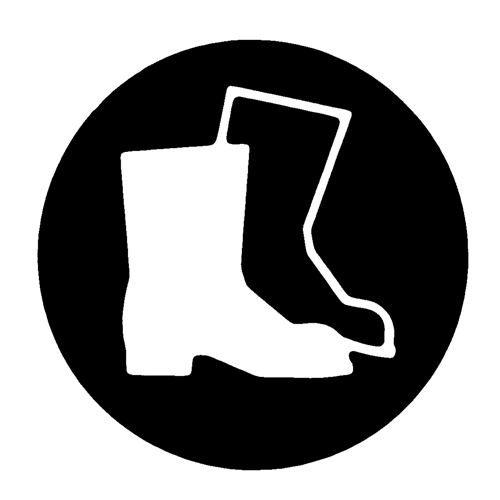 Right to Know Pictogram Labels - Full Protection Suit, Vinyl, Sheet, 5/8" L x 3/4" W Par Equipment