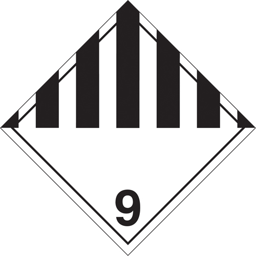 Miscellaneous Danger TDG Placard, Aluminum Par Equipment