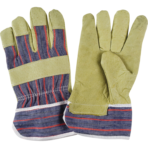 Abrasion-Resistant Comfort Fitters Glove, Large, Grain Pigskin Palm, Cotton Inner Lining Par Equipment