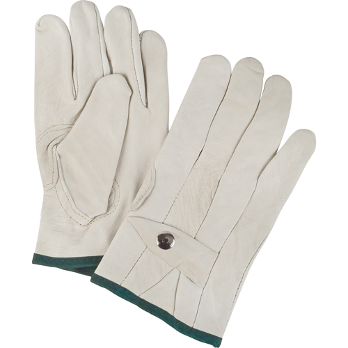 Gants de cordeur d'usage standard, Moyen, Paume Cuir fleur de vache Par Equipment