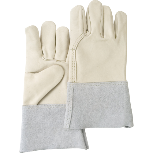 Standard-Duty Work Gloves, Large, Grain Cowhide Palm Par Equipment
