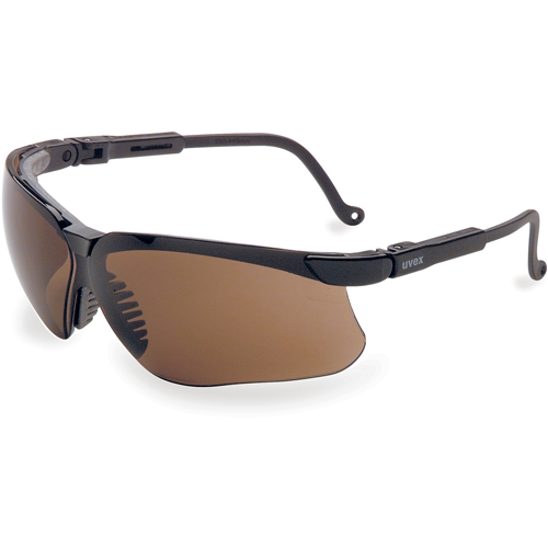 Lunettes de s&eacute;curit&eacute; Uvex Genesis, Lentille Brun, Anti-&eacute;gratignures, R&eacute;pond ou surpasse la norme CSA Z94.3 Par Equipment