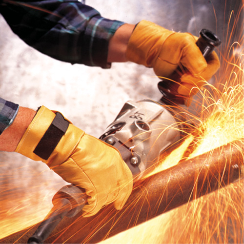 Vibration Protective Air Glove&reg;, Size X-Small, Grain Leather Palm Par Equipment