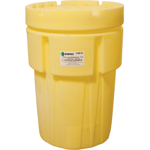 Baril de r&eacute;cup&eacute;ration Poly-Overpack 110 , 103 gal. US, Stationnaire Par Equipment