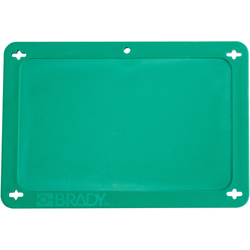 &eacute;tiquette vierge pour vanne, Plastique, 4-3/4" la x 3-1/4" h Par Equipment