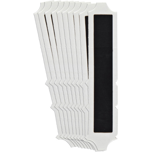 &eacute;tiquettes de lettres et chiffres gothiques individuels Quick-Align, I, 4" h, Noir Par Equipment
