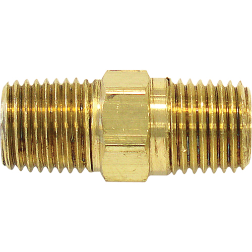 Male Hex Nipple, Brass Par Equipment