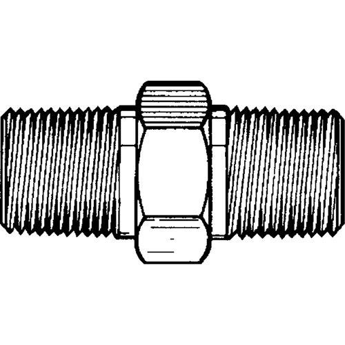 Male Hex Nipple, Brass Par Equipment