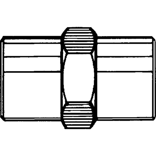 Female Hex Nipple, Brass Par Equipment
