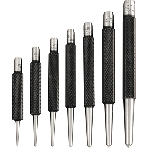7-Piece Centre Punches With Square Shank Par Equipment