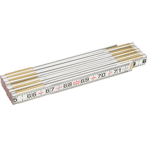 Red End&reg; Flat Reading Rule, 6' L, Wood Par Equipment