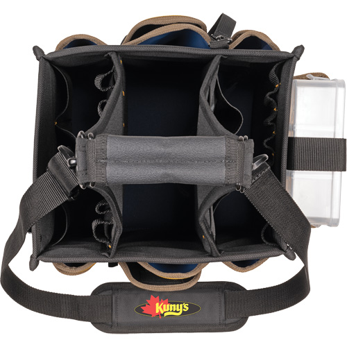 Large Electrical & Maintenance Tool Carrier, Polyester, 23 Pockets, Black Par Equipment