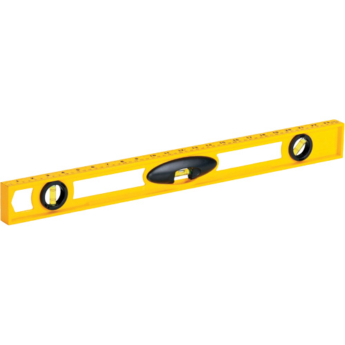 High-Impact ABS Level, I-Beam, 2' L, Plastic, 3, Non-Magnetic Par Equipment